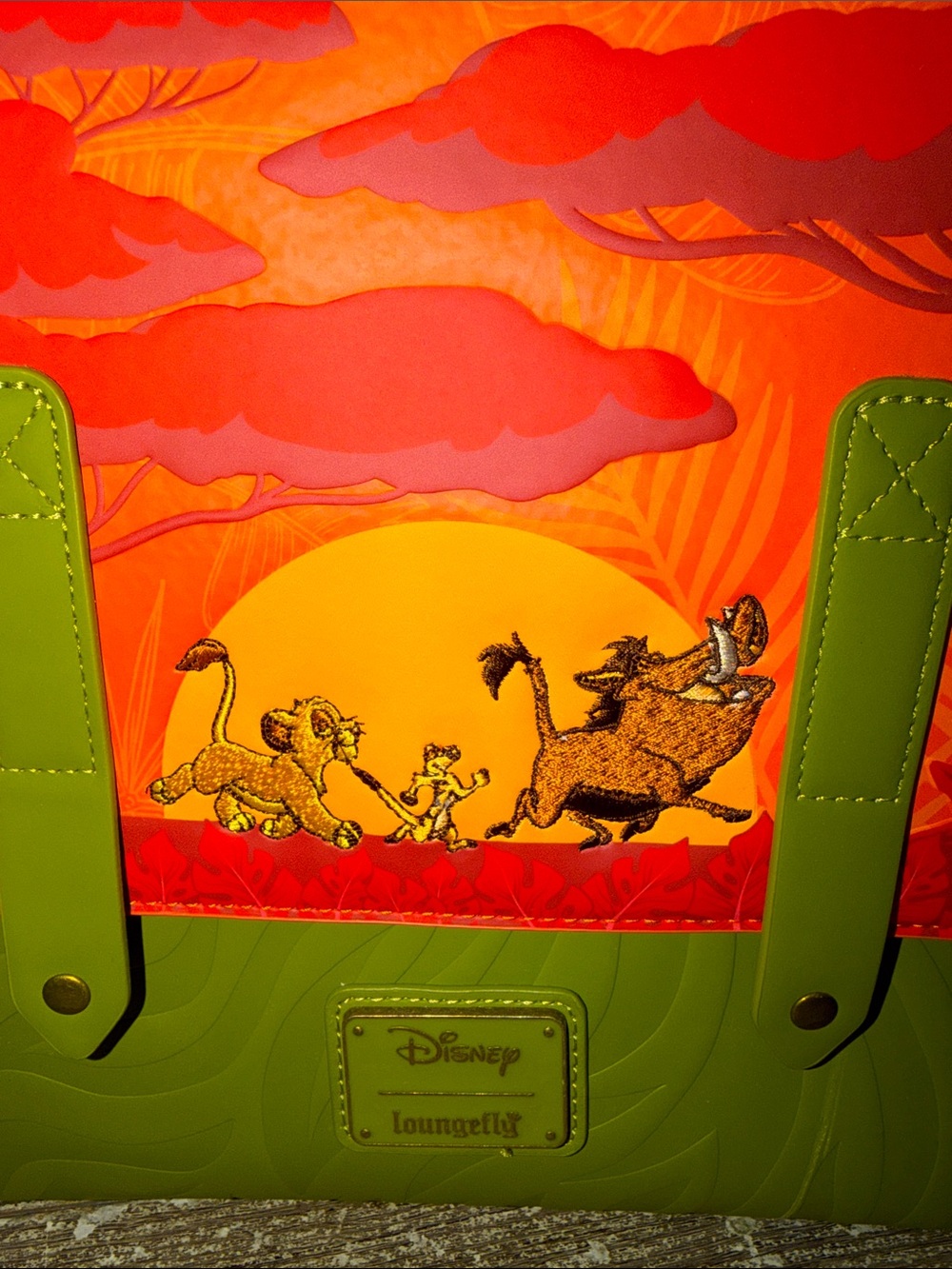 NWT Loungefly Disney The Lion King Simba, Timon, & Pumbaa Mini Backpack - Picture 2 of 8